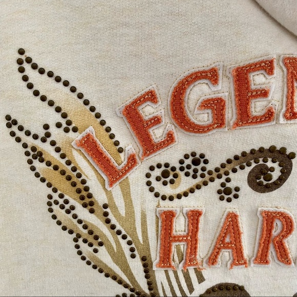 Harley-Davidson Zip Front Hooded Sweatshirt Jacket Size Large - Picture 5 of 10